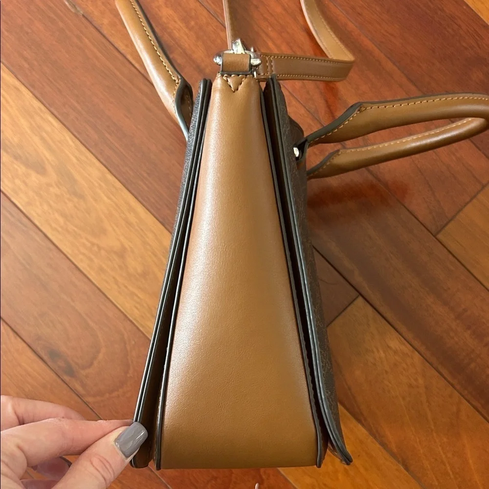 Nine West Elegant Brown and Tan Crossbody Bag